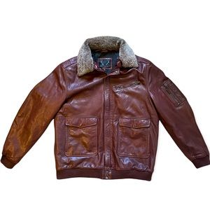 Stylish Fleece Collar Bomber Jacket